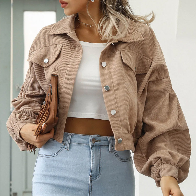 Corduroy Crop Jacket