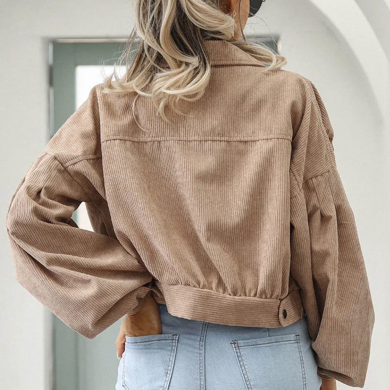 Corduroy Crop Jacket