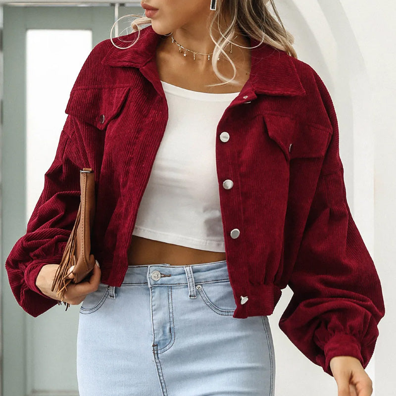 Corduroy Crop Jacket