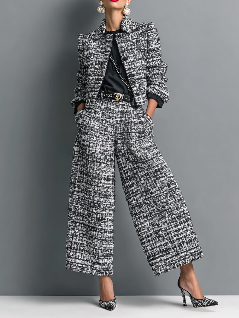 Aderet | Stylish Jacket And Casual Pant Set
