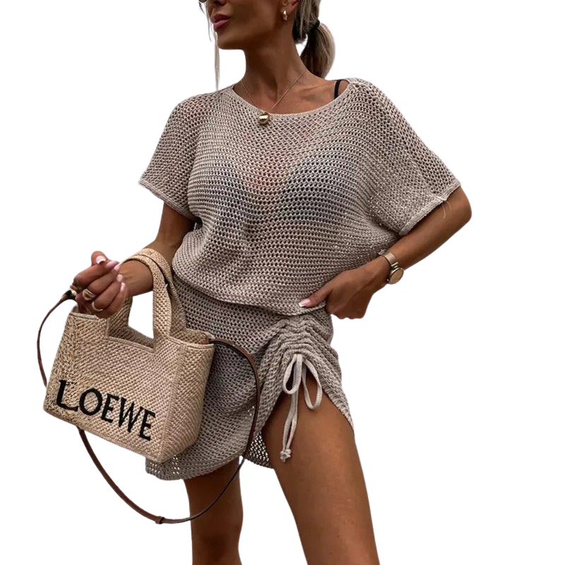 Lowanna | Casual Dress with Drawstring Waist