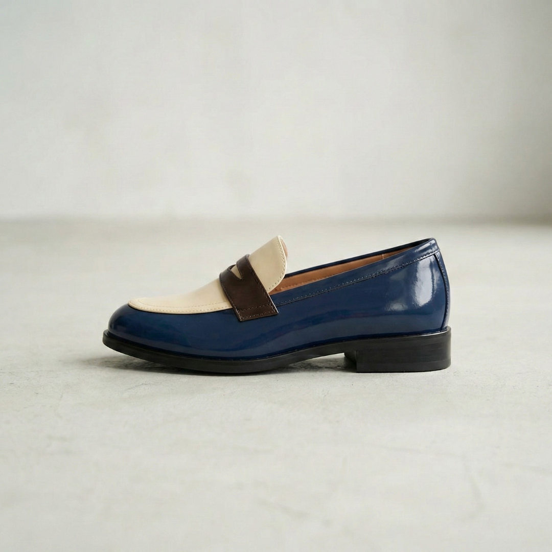 Claudia | Contrast Loafers