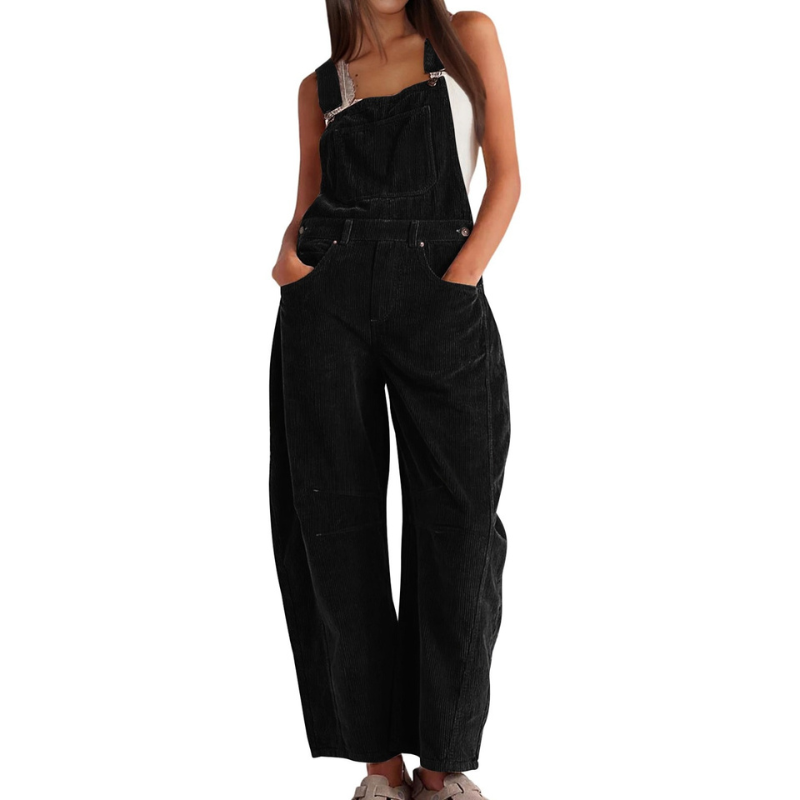 Rosalyn | Effortless Wide Leg Overalls Jumpsuit