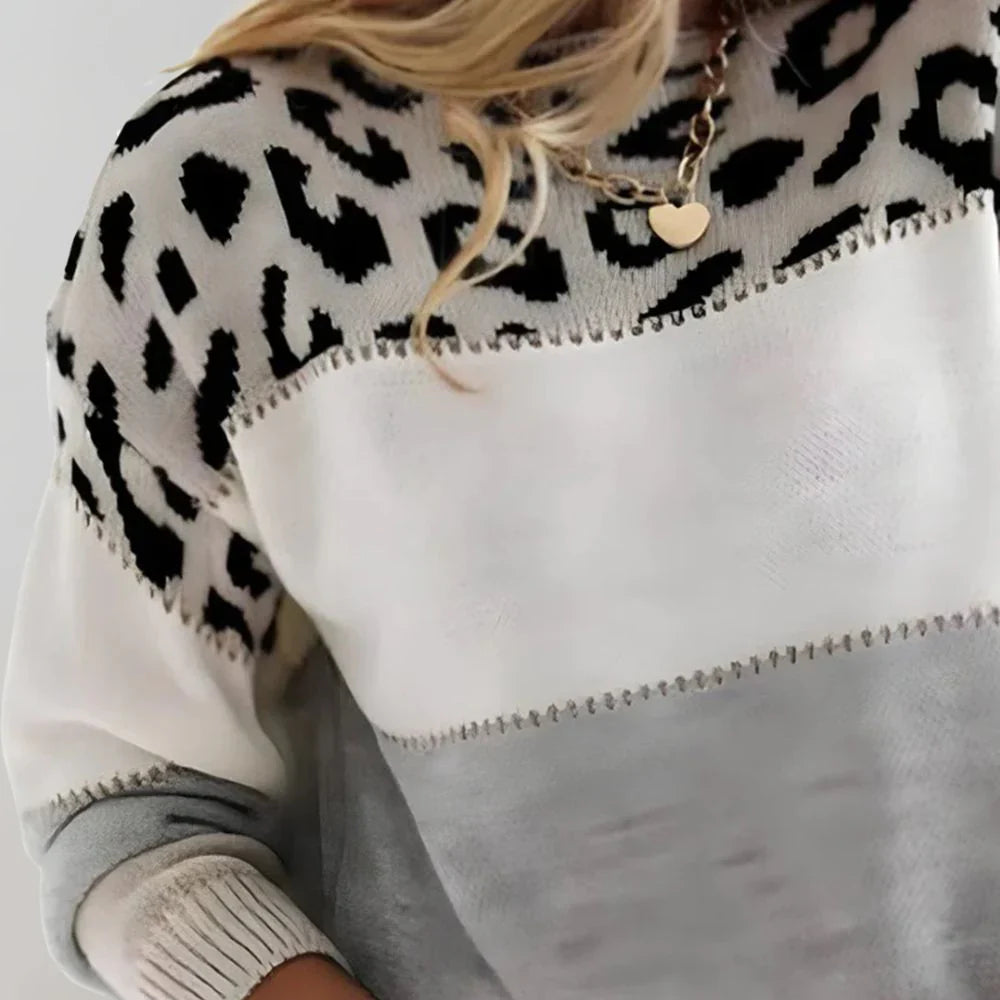 Amelia Leopard Sweater