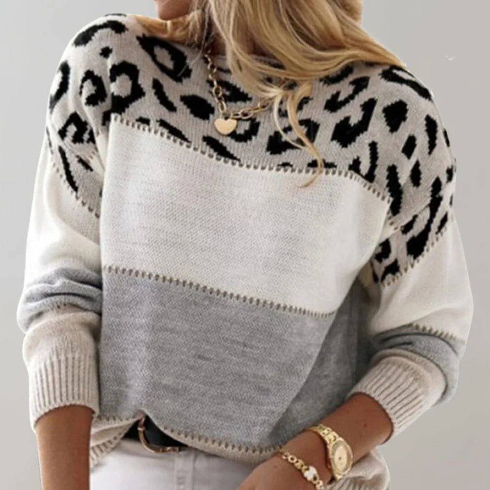 Amelia Leopard Sweater
