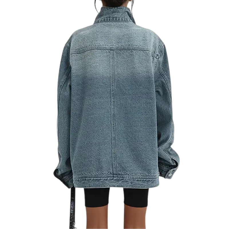 Skye | Wasted High Neck Asymmetric Jacket