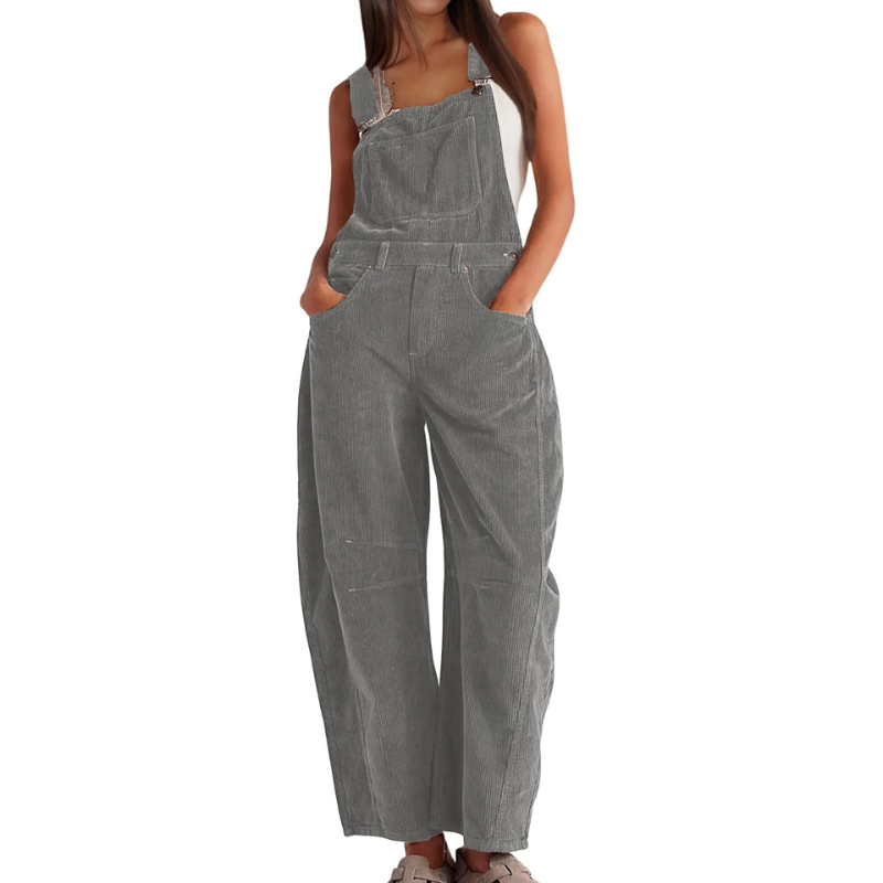 Rosalyn | Effortless Wide Leg Overalls Jumpsuit
