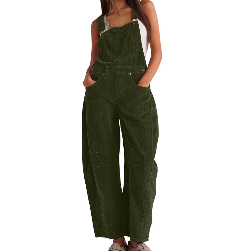 Rosalyn | Effortless Wide Leg Overalls Jumpsuit