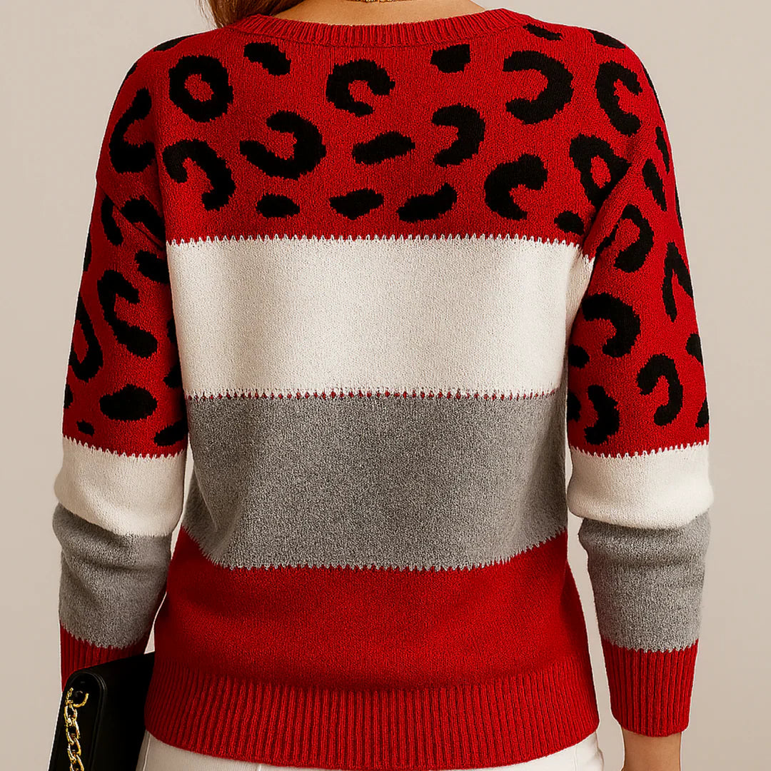 Amelia Leopard Sweater