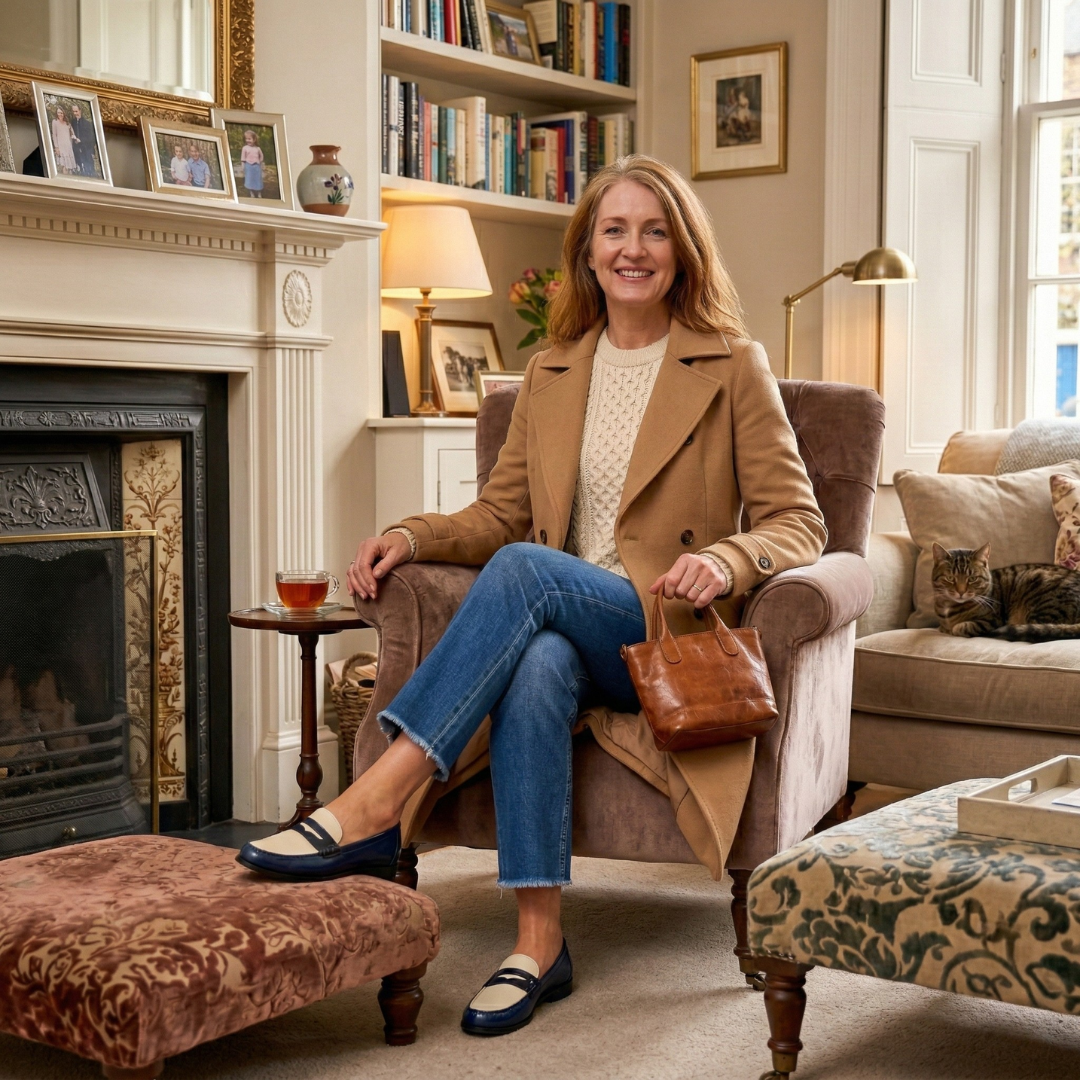 Claudia | Contrast Loafers