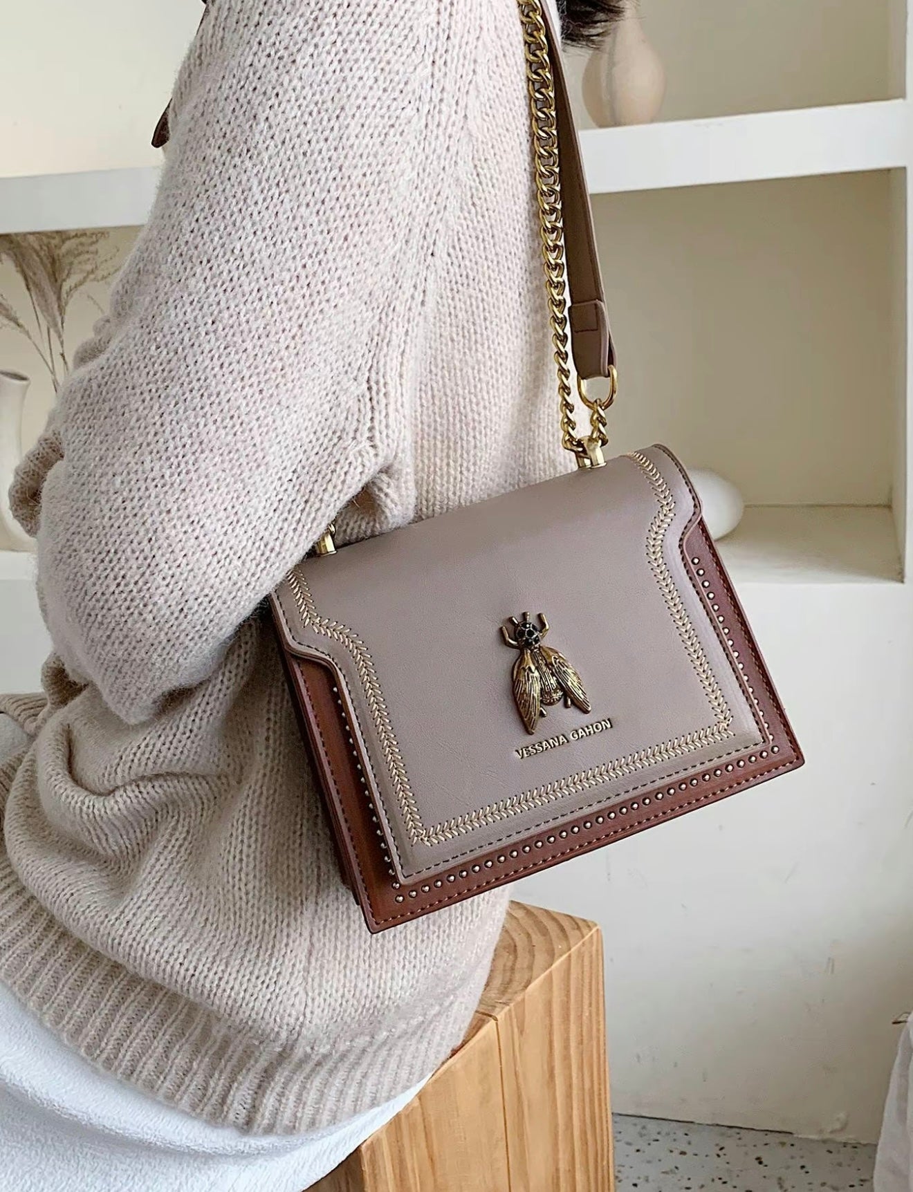 Simone | Timeless Luxury Chain Bag