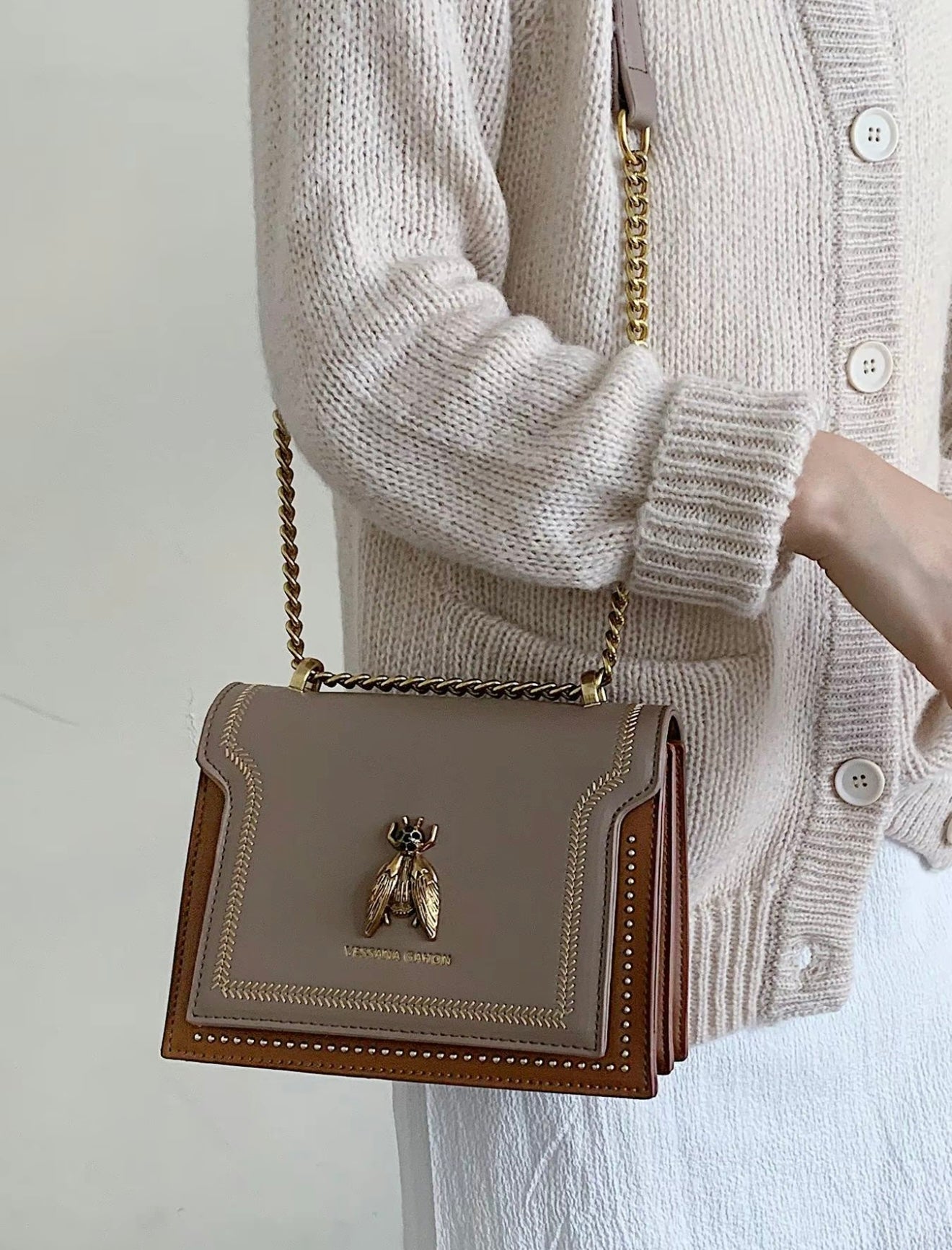 Simone | Timeless Luxury Chain Bag
