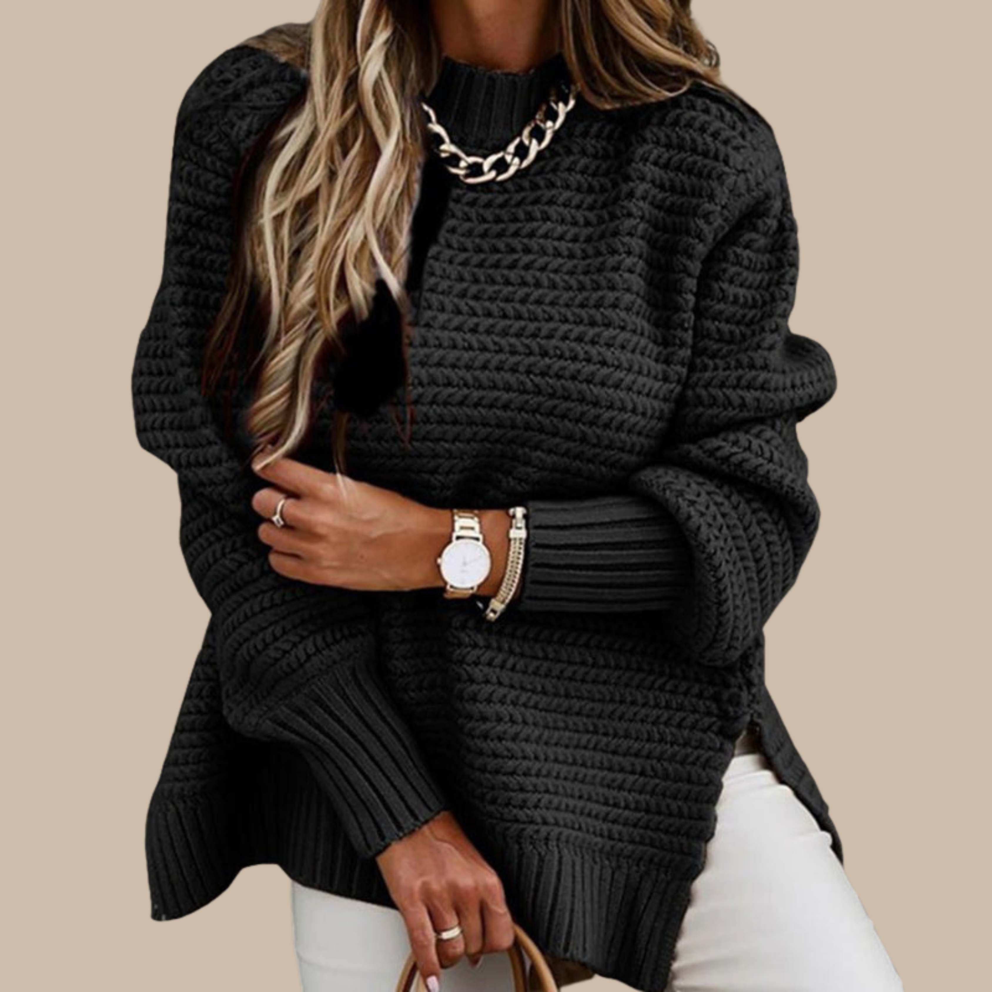 Olivia Texture Knit Sweater