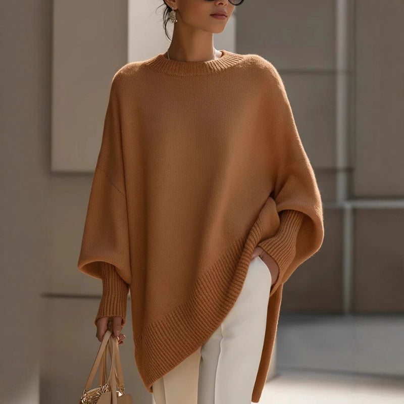 Tara | Signature Knit Poncho Sweater
