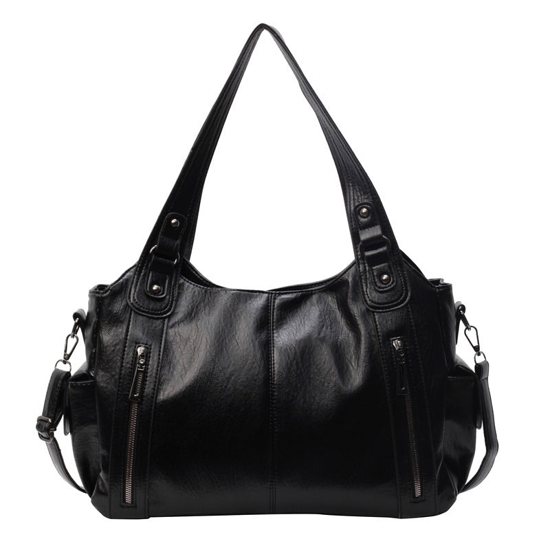 Noemie | Classic Leather Tote Bag