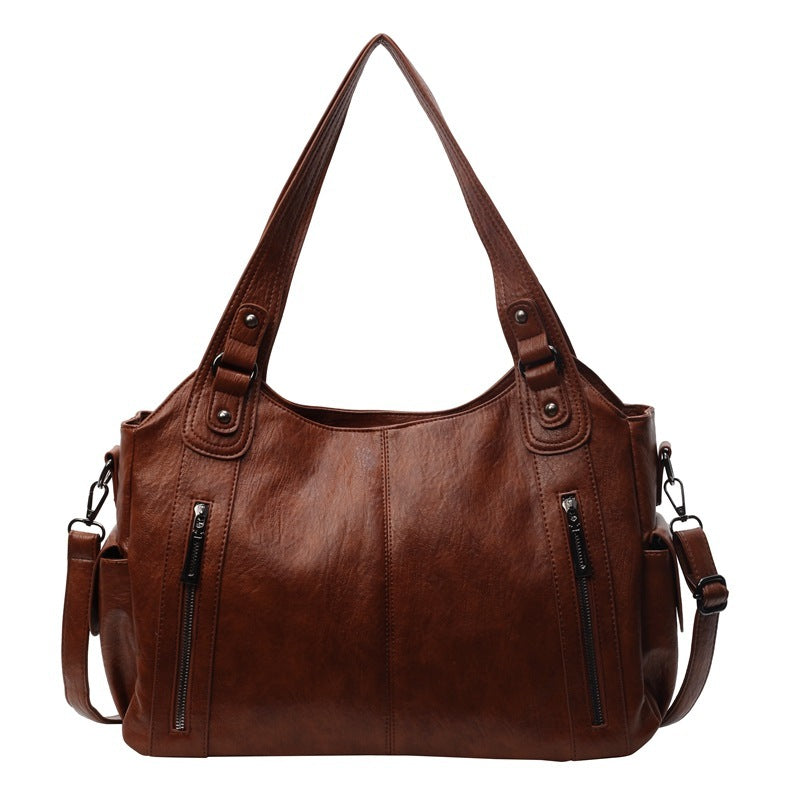 Noemie | Classic Leather Tote Bag