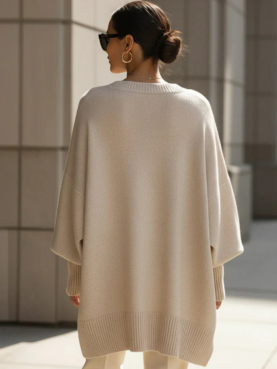 Tara | Signature Knit Poncho Sweater