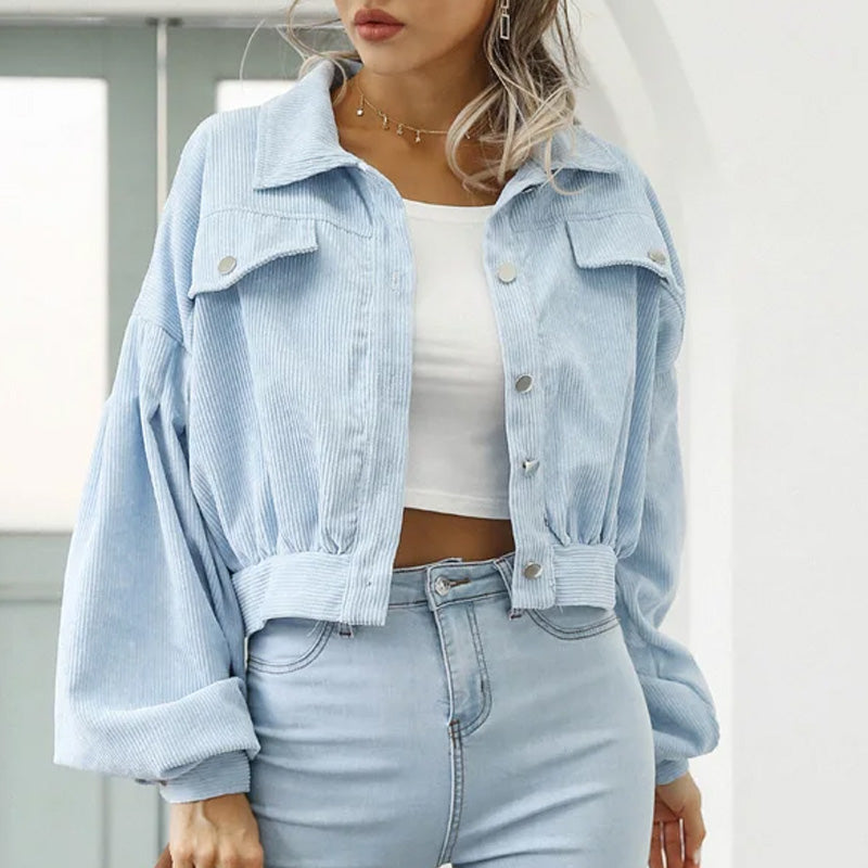 Corduroy Crop Jacket