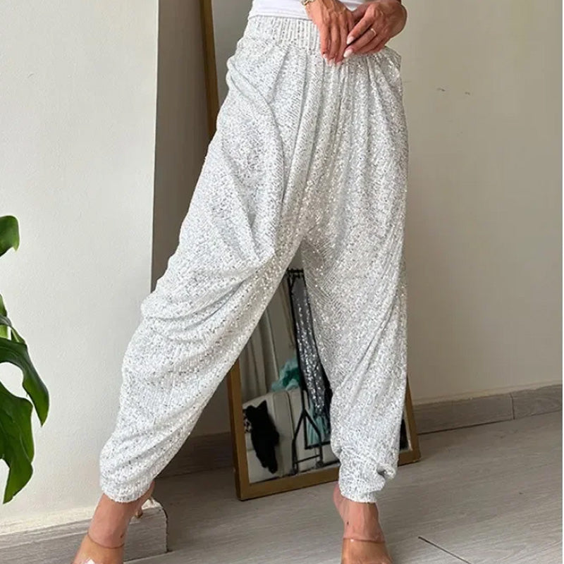 City Sequin Harem Pants