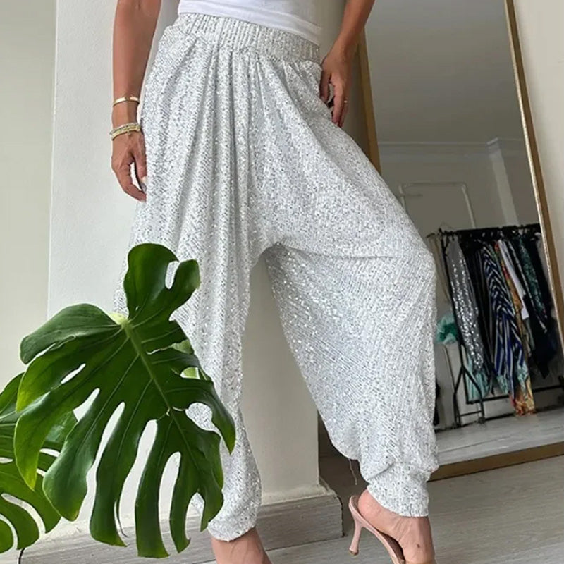 City Sequin Harem Pants