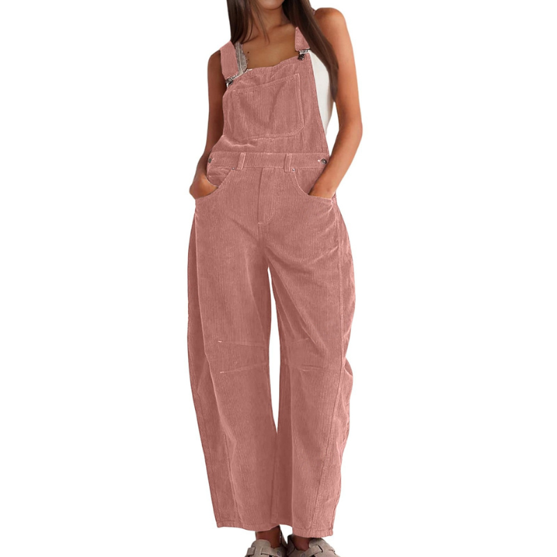 Rosalyn | Effortless Wide Leg Overalls Jumpsuit