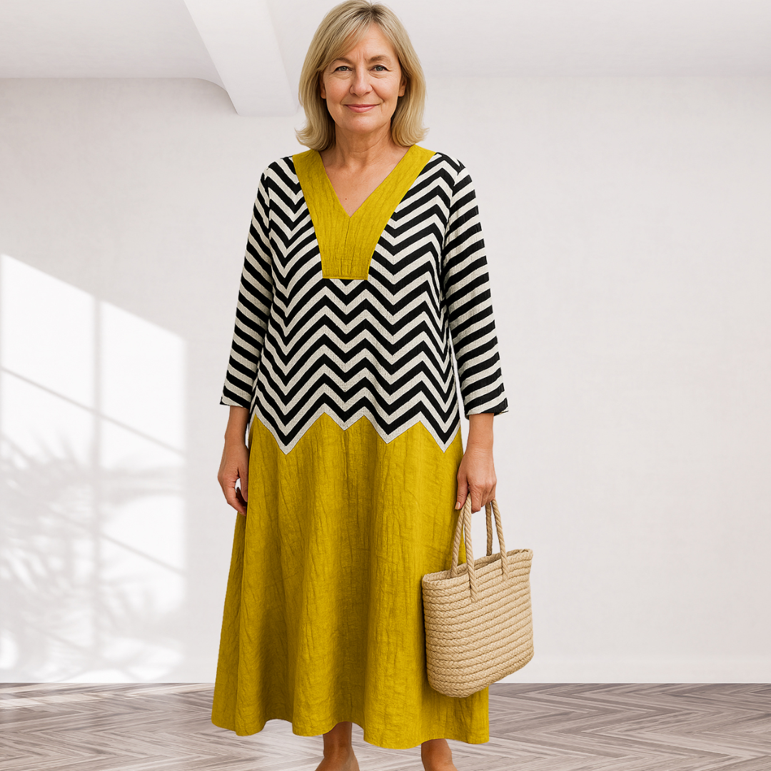 Ainsley | Elegant Geometric Dress