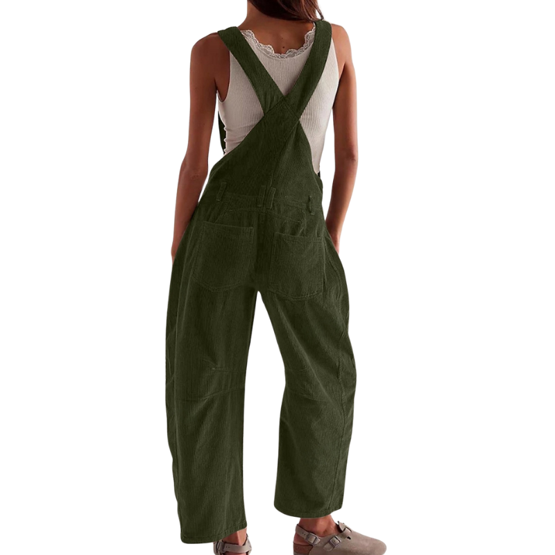 Rosalyn | Effortless Wide Leg Overalls Jumpsuit