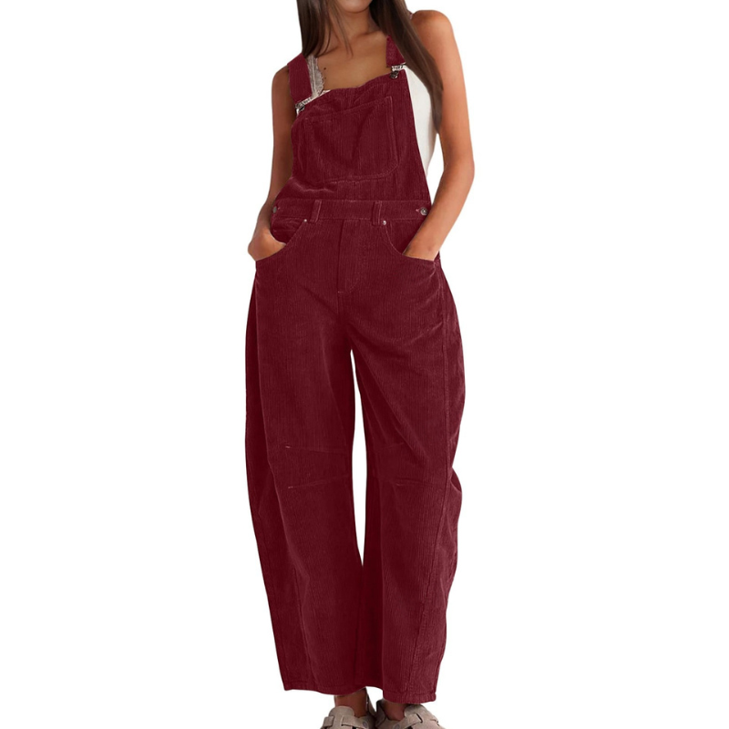 Rosalyn | Effortless Wide Leg Overalls Jumpsuit