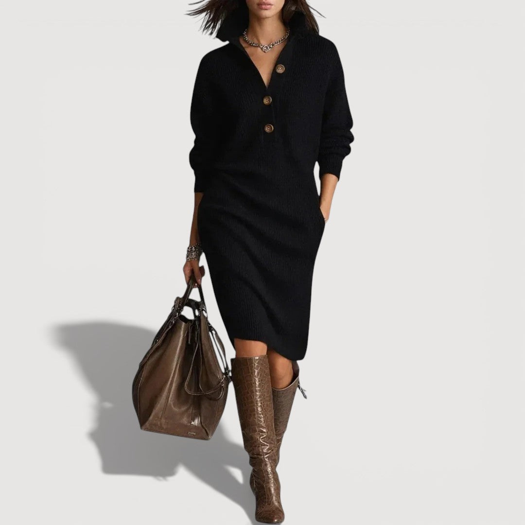 Mona  | Cosy Knit Sweater Dress