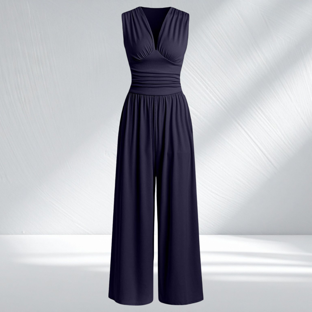Charity | Chic Sleeveless Wide-Leg Jumpsuit