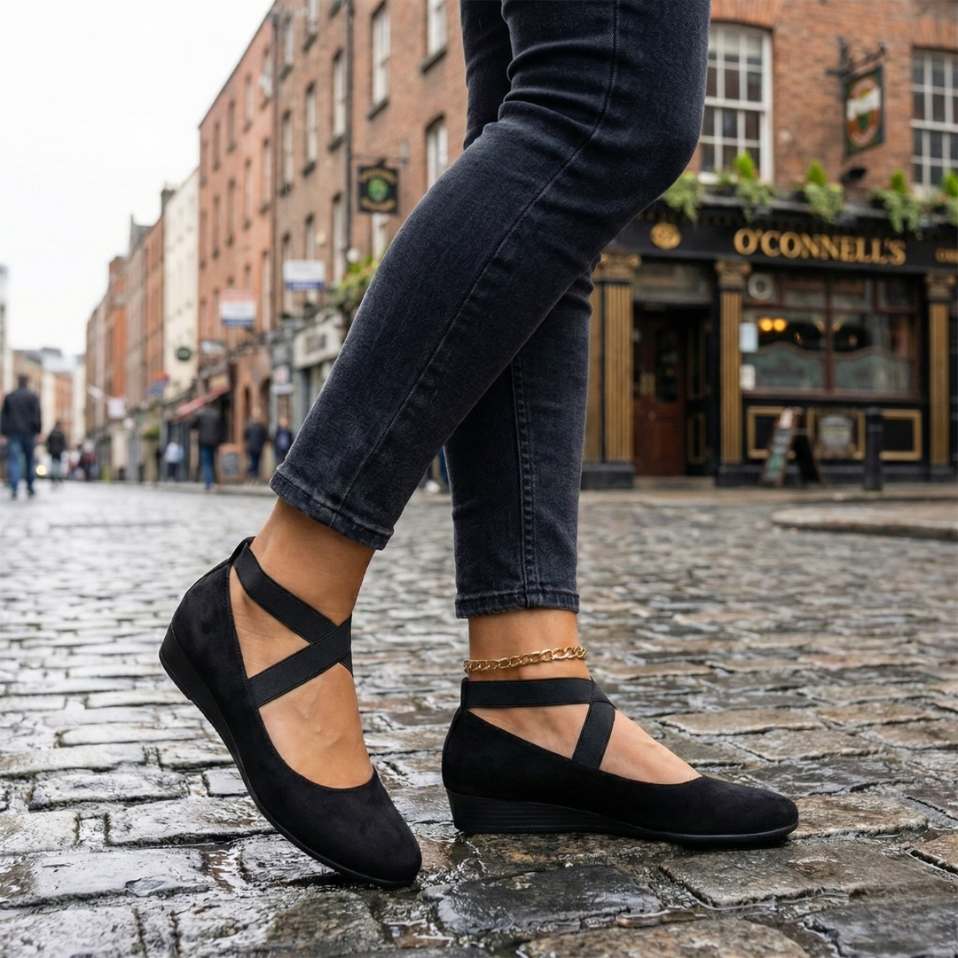 Calerinne | Closed Wedge Ballerina Shoes