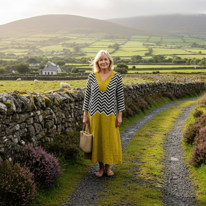 Ainsley | Elegant Geometric Dress