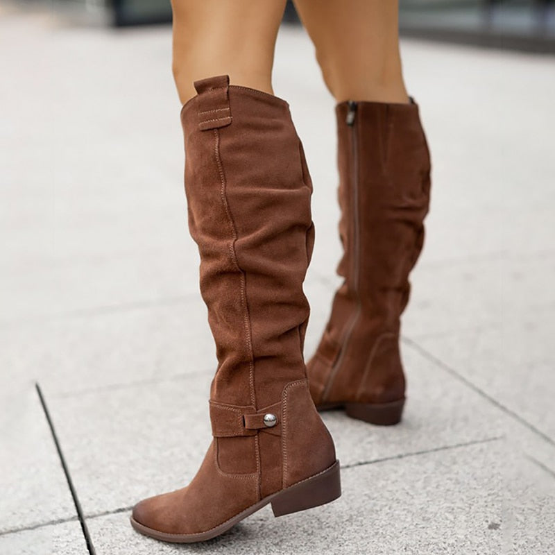 Zavira | Elegant Suede Boots