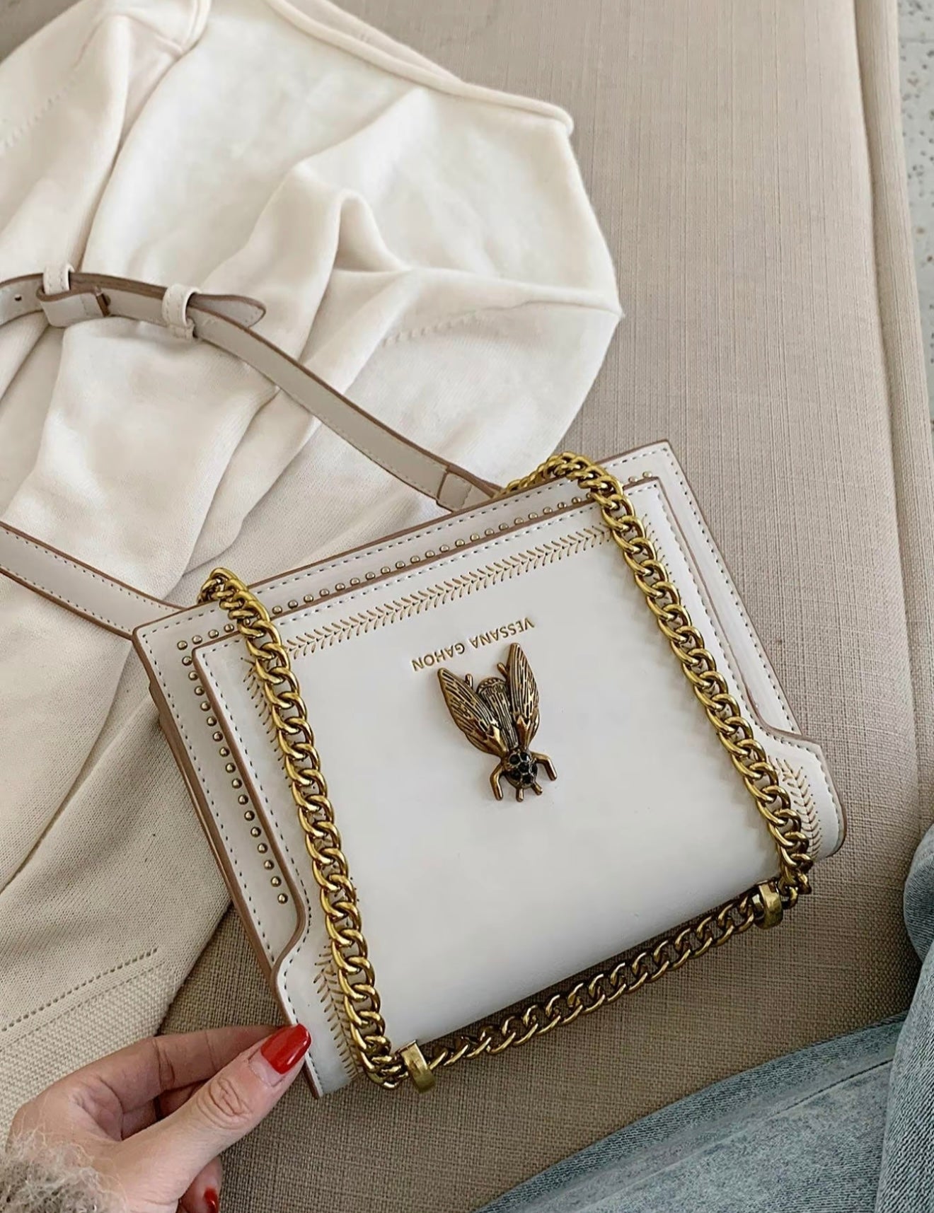 Simone | Timeless Luxury Chain Bag