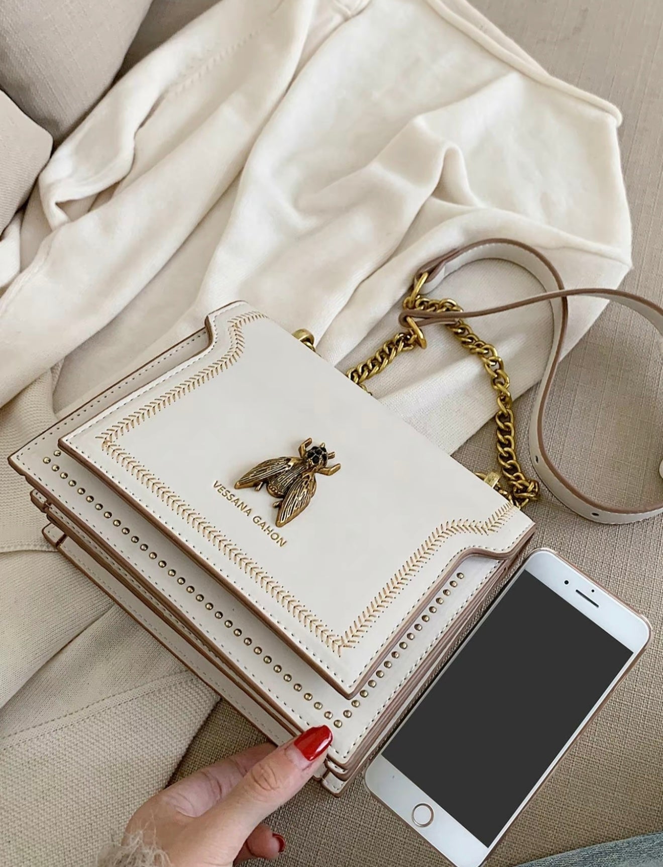 Simone | Timeless Luxury Chain Bag