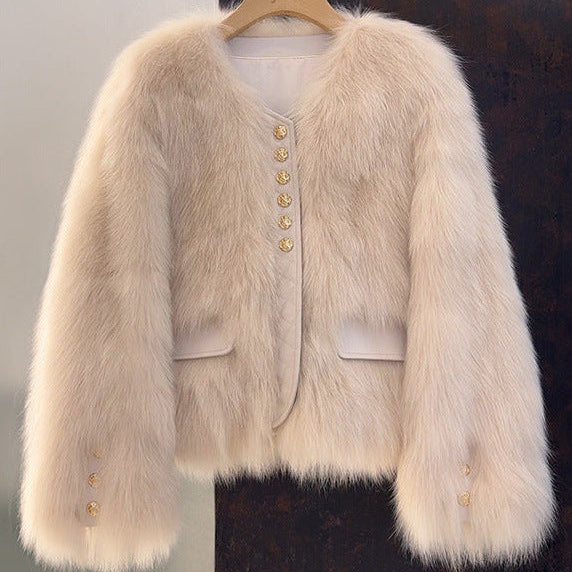 Aurelia | Luxe Faux Fur Spring Jacket