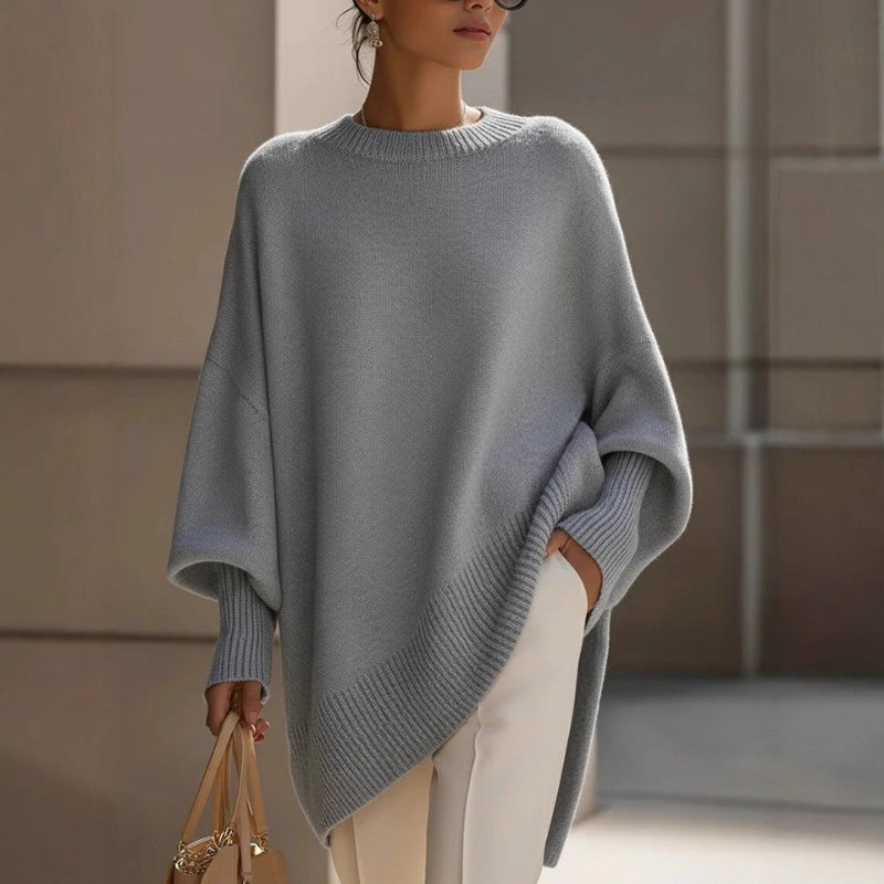 Tara | Signature Knit Poncho Sweater