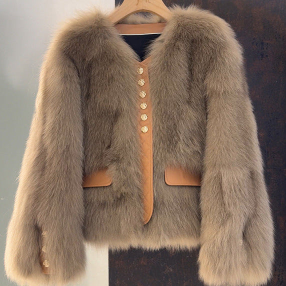 Aurelia | Luxe Faux Fur Spring Jacket