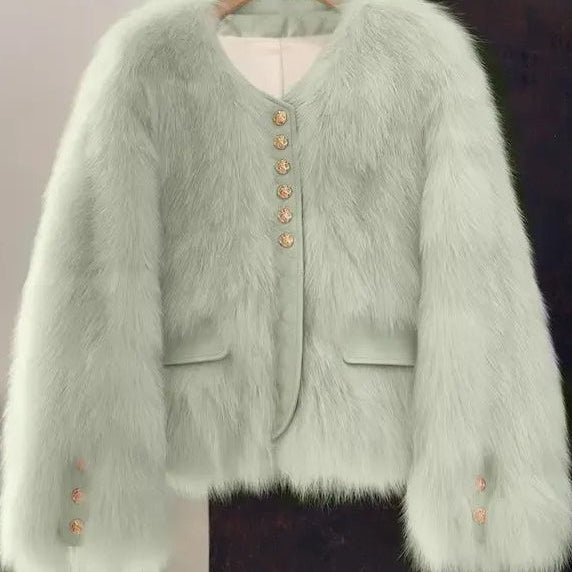 Aurelia | Luxe Faux Fur Spring Jacket